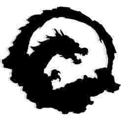 dragon forming a circular cloud 2 - 2D/3D Wall Art STL+SVG For CNC Router, Plasma, Waterjet, Laser & 3D Printer