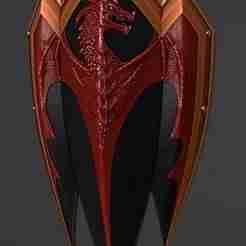 Dragon Knight Dota Shield cosplay 3d model (stl file) for printing