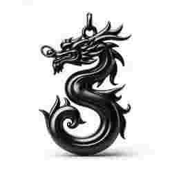 Dragon Necklace Showpiece 3D Print – Stylish Decorative Jewelry Model