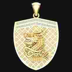 Dragon pendant - Mens pendant - N954912