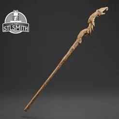 Dragon Priest Staff Skyrim Life Size Prop STL