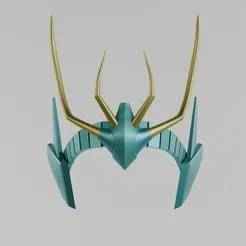 Dragon Shiryu v2 anime Helmet Head Gear for cosplay