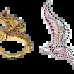 Dragonfly Gemstone Pendant – 3D Printable Jewelry Model