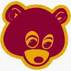 Dropout Bear keychain (Kanye West)