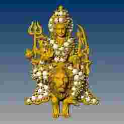 Durga Maa diamond pendant