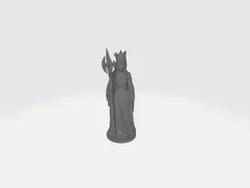 Dwarf King Chess Piece