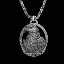 EAGLE RELIEF pendant