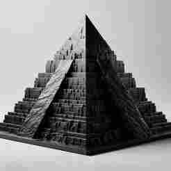 Egypt Pyramid Showpiece 3D Print – Ancient Decorative Model