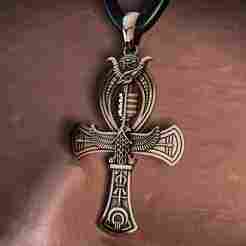 Egyptian Cross Ankh 3D Model