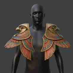 Egyptian Fantasy Pauldrons