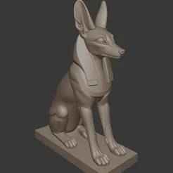 Egyptian Jackal – Ancient Mythology Inspired 3D Print Model