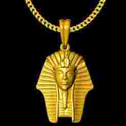 Egyptian pharaoh pendant charm