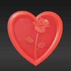 Elegant Heart Pendant - 3D Printable Jewelry Design