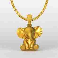 Elephent pendant charm