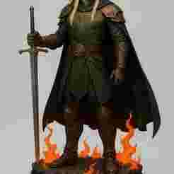 elf warrior stl