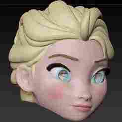 Elsa Cabezón, Elsa Helmet, Elsa Head, Elsa Mask, Elsa 3D Print