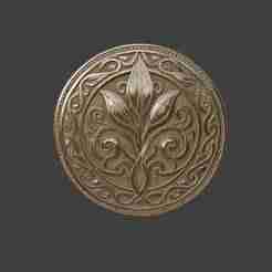 Elven Cape Button