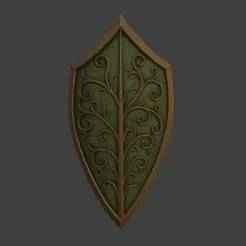 Elven Leaf Shield