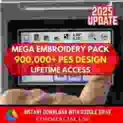 Embroidery Designs Collection Brother Machine Download - Over 900,000 Embroidery files in PES also Compatible with Babylock & Deco machines.
