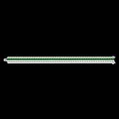 Emerald Color Gemstone Tennis Bracelet