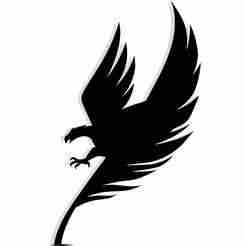enchanted quill with its feather turning into a winged griffin 1 - 2D/3D Wall Art STL+SVG For CNC Router, Plasma, Waterjet, Laser & 3D Printer