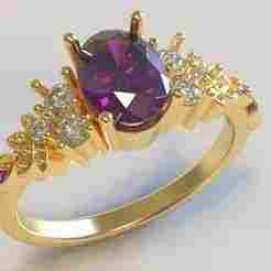 Engagement Ring with Multiple Stones