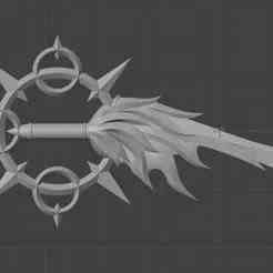 Eternal Flame Keyblade - 3d printing