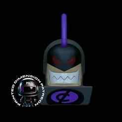 Evil Chin/Nega Chin wearable helmet- Fairly Odd Parents