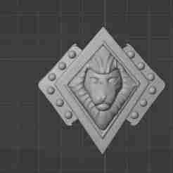 Evilia or King Varian Wrynn's belt buckle - inspired in World of Warcraft