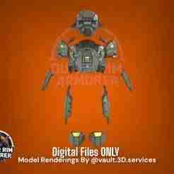 EX-16 Prototype 16 Armor and Helmet from Helldivers 2 - Digital STL File Only