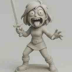 Expressive Adventurer Figurine