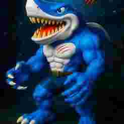 EXTREME MONSTERS SHARK ACTION FIGURE