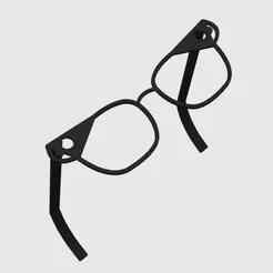 Eyeglasses frame unique serial number 1 designed by Alexandra Gubacsi