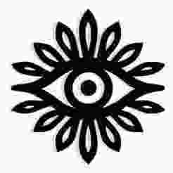 Eyes as kaleidoscopes 2 - 2D/3D Wall Art STL+SVG For CNC Router, Plasma, Waterjet, Laser & 3D Printer