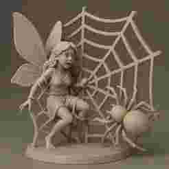 Fairy in Spider Web