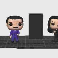 FAMILY ADDAMS GOMEZ MORTICIA