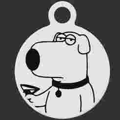 Family Guy - Brian Griffin Keyring