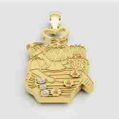 family pendant 3D printable model