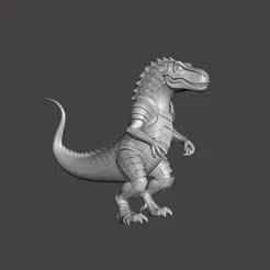 FAN ART KAIJU ARMORED T REX