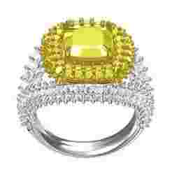 Fancy Cushion Cut Diamond Split Shank Ring