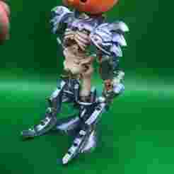 FANTASTICRAFT3D - PUMPKIN SKELETON KNIGHT- fdm model, knight, fantasy, HALLOWEEN