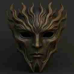 Fantasy Demon Mask - Free 3D Print