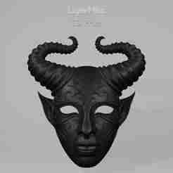 Fantasy Horned Demon Mask | 3D Print Model STL | Cosplay & Dark Art Decor