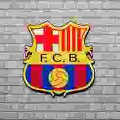 FC Barcelona 3D Puzzle Crest – Paintable Wall Emblem