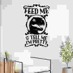 Feed Me Dino - Wall Art Onecolor