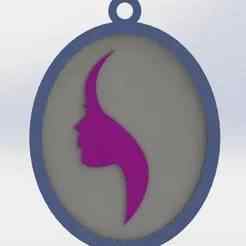 Female keychain