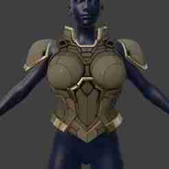 Female Knightmare Armor and Pauldrons