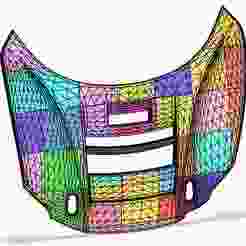 Ferrari 296 GT3 Hood – 1:1 Scale Modular 3D Model for Printing