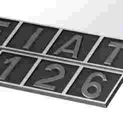 Fiat 126 badge