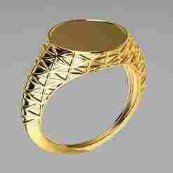Fine Jewelry, Modern Textured Ring 58